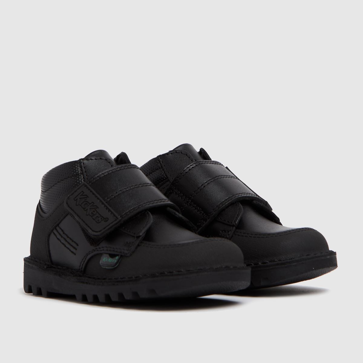 Kickers Mid Scuff Boys Toddler in Black 3 Kickers Mid Scuff Boys Toddler in Black
