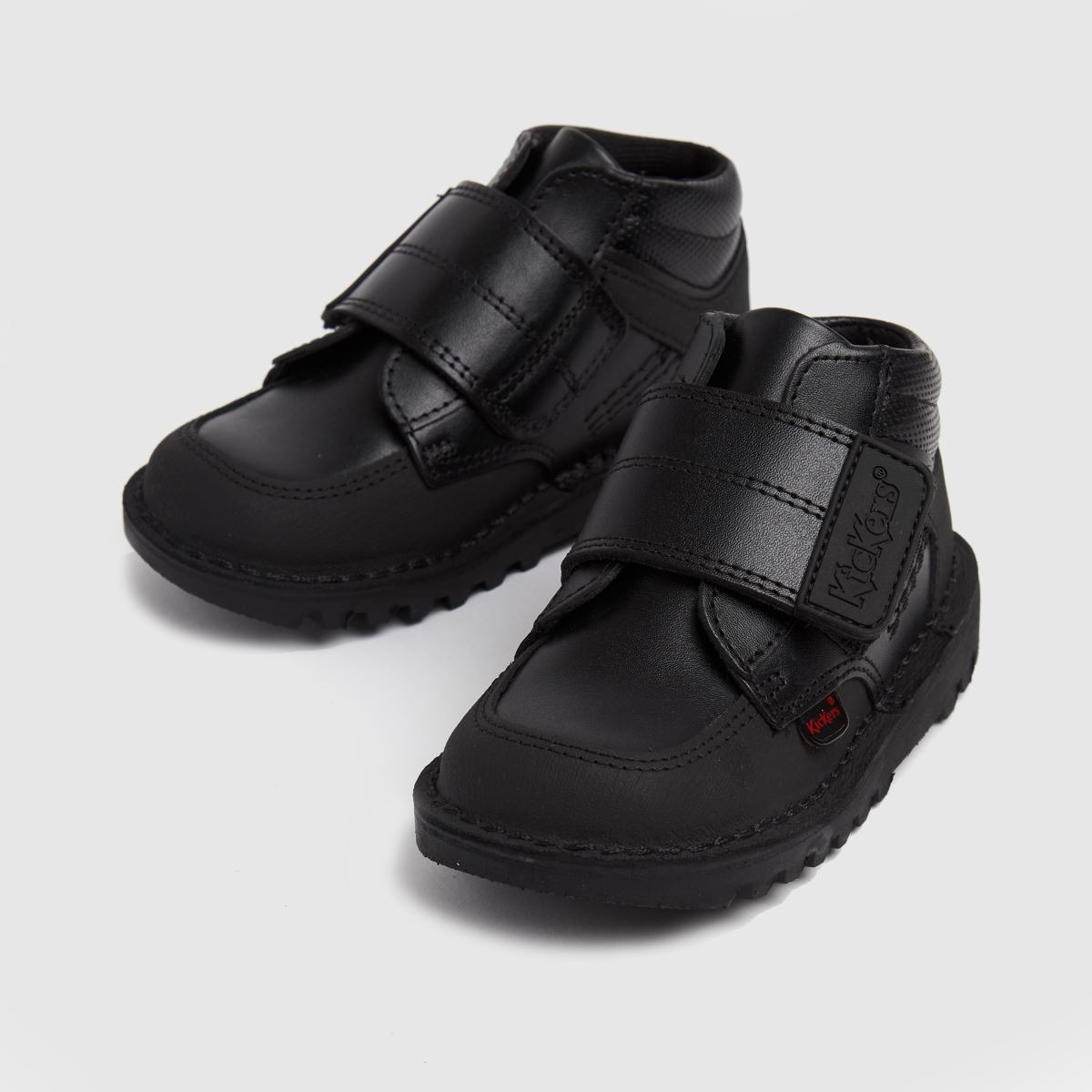 Kickers Mid Scuff Boys Toddler in Black 4 Kickers Mid Scuff Boys Toddler in Black