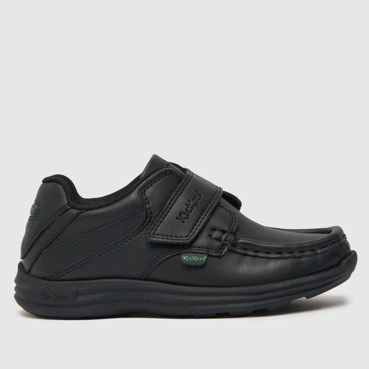 Kickers Reasan Strap Boys Toddler in Black