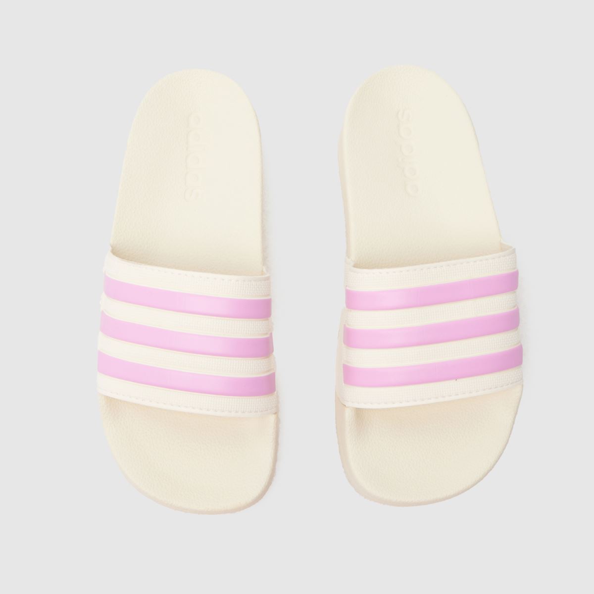 adidas Adilette Shower Girls Junior in Off-White Multi