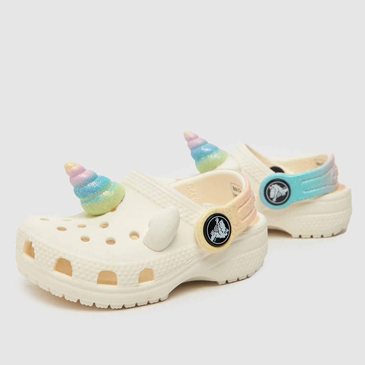 Crocs Classic I Am Unicorn Clog Girls Toddler in White
