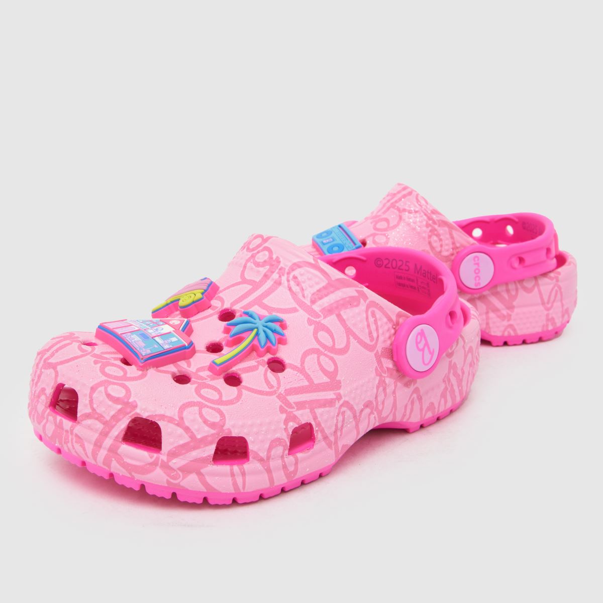 Crocs Classic Barbie Clog Girls Toddler in Pink