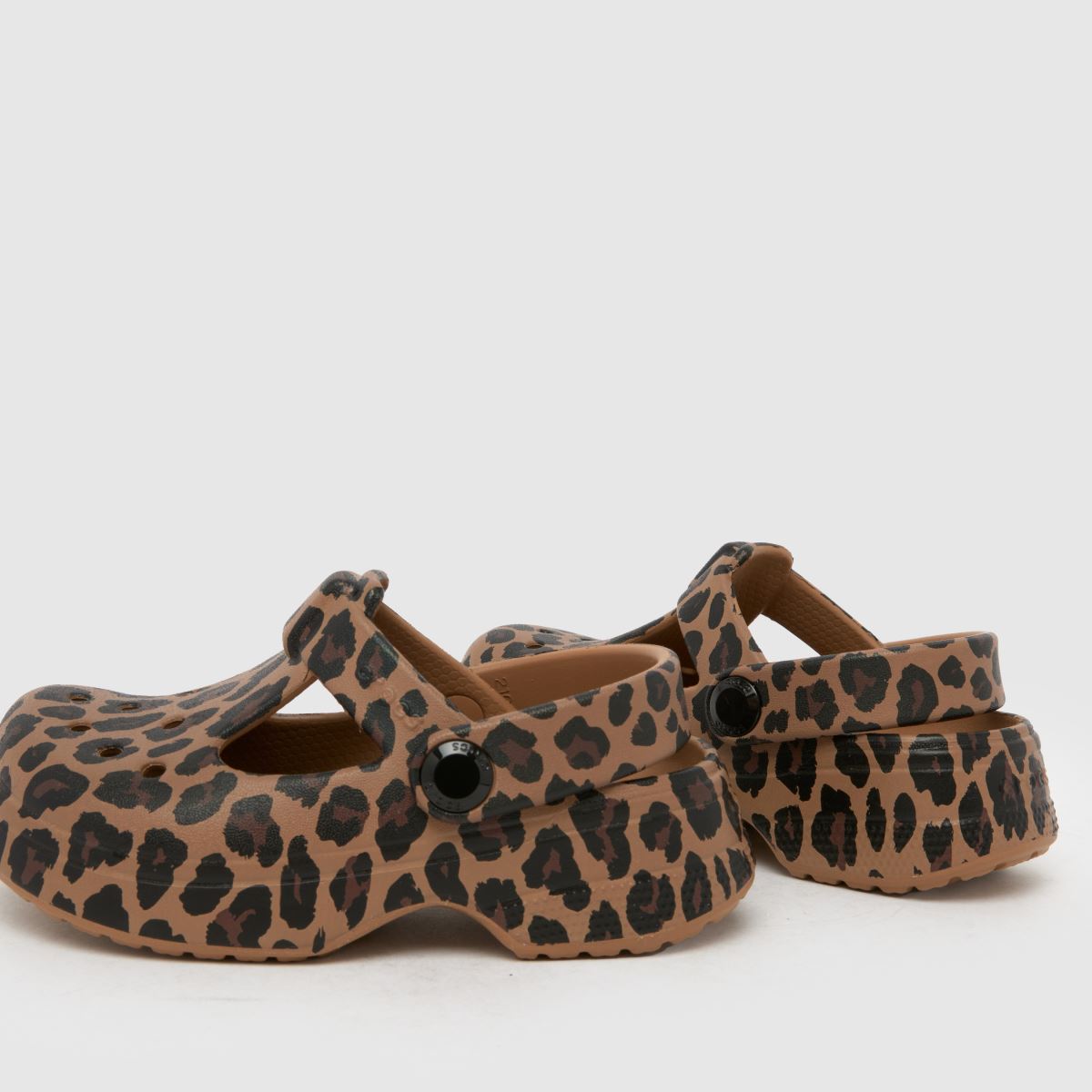 Crocs Classic Mary Jane Clog Girls Toddler in Brown Multi