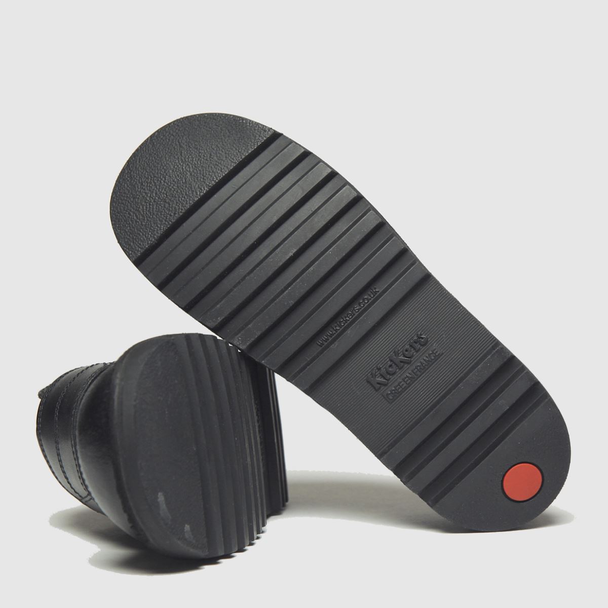 Kickers Scuff Lo Boys Junior in Black