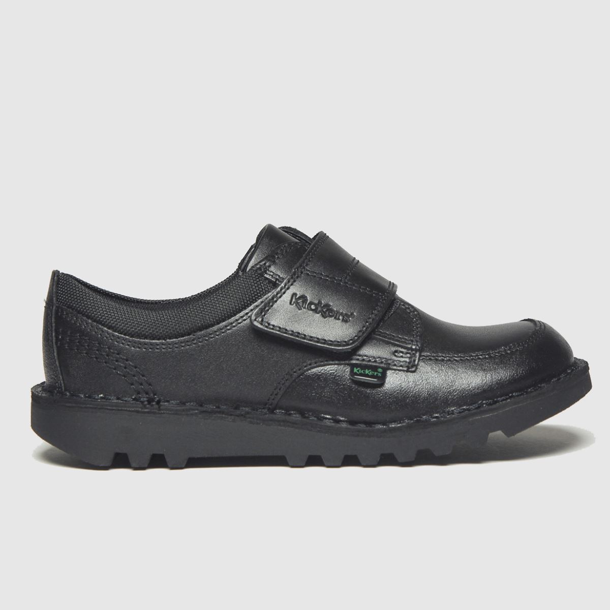 Kickers Scuff Lo Boys Junior in Black