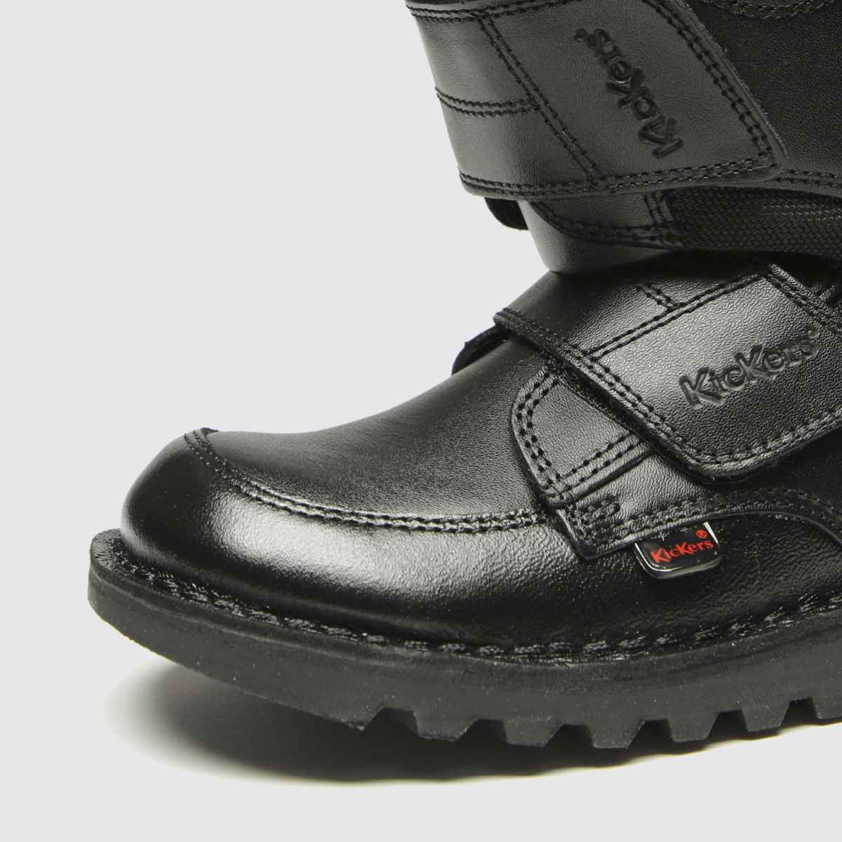 Kickers Scuff Lo Boys Junior in Black 4 Kickers Scuff Lo Boys Junior in Black