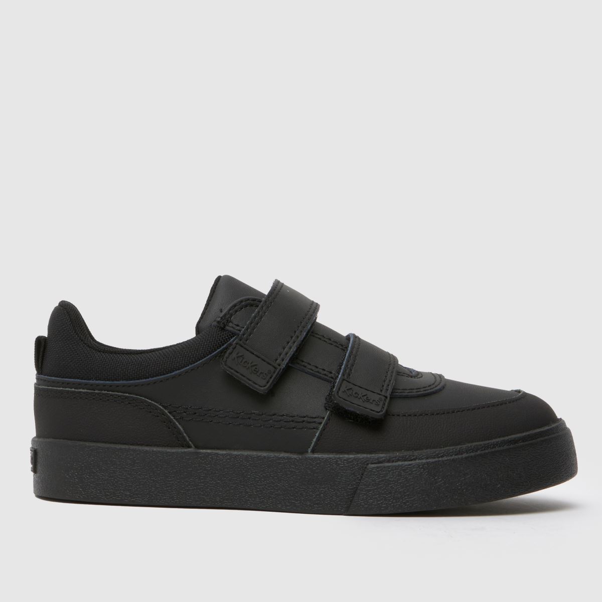Kickers Tovni Scuff Lo Boys Junior in Black